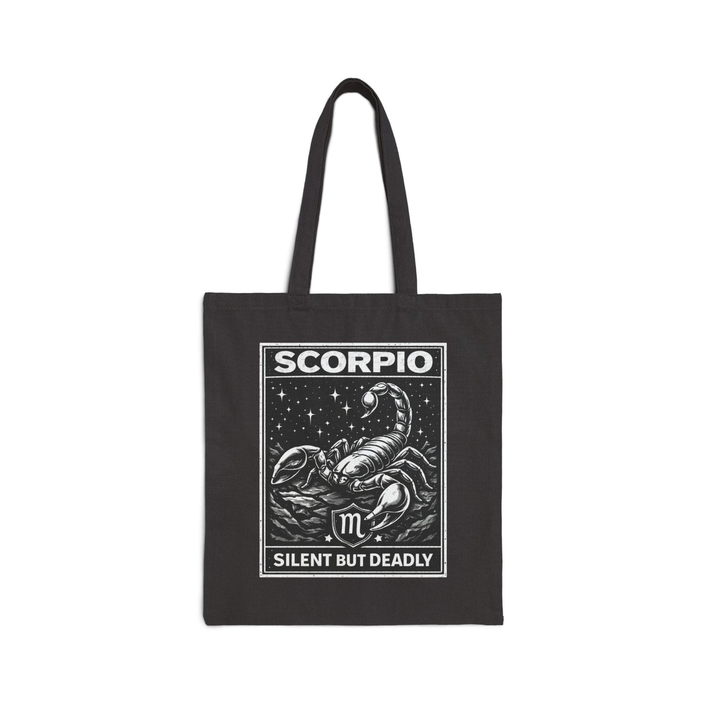 Scorpio Tote Bag – "Silent But Deadly" Astrological Canvas Tote