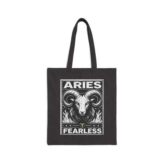 Aries Fearless Tote Bag